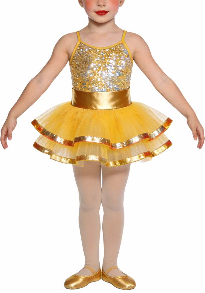 shiny-metallic-girls-ballet-dress
