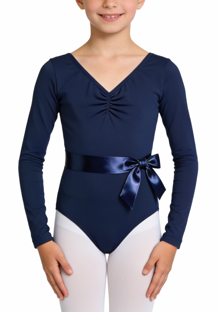 high-end-bow-detail-long-sleeves-dance-leotard