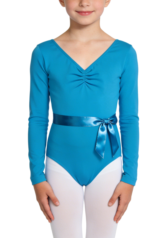 cute-bow-detail-long-sleeves-dance-leotard