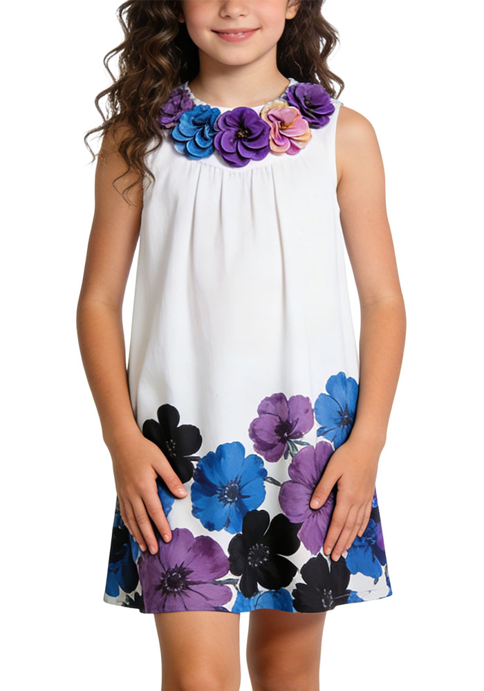 floral-print-color-blocked-girls-holiday-dress