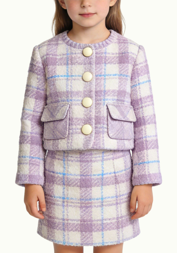 preppy-plaid-pattern-knitted-girls-coat
