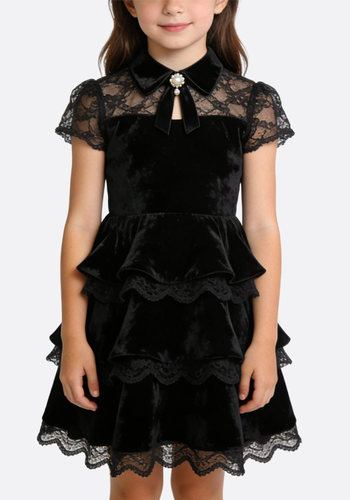 retro-girls-dress-exquisite-princess-style