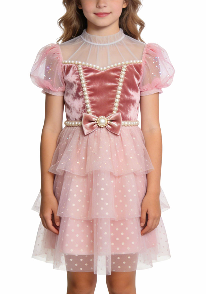light-luxury-pearl-decor-girls-banquet-dress