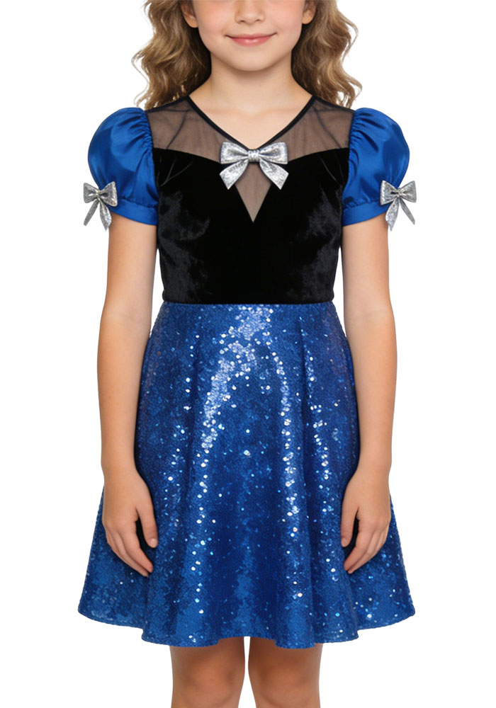 cool-color-block-girls-personality-celebration-dress