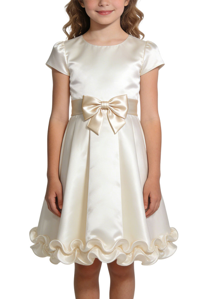 simple-satin-waist-girls-wedding-flower-girl-dress
