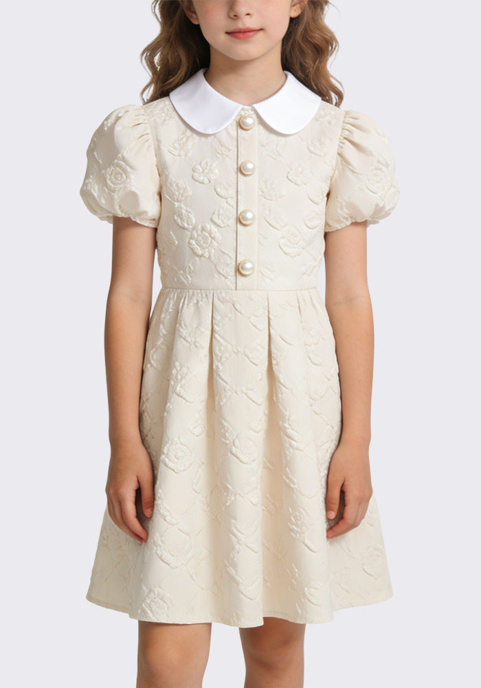 heavy-three-dimensional-jacquard-lapel-girls-dress